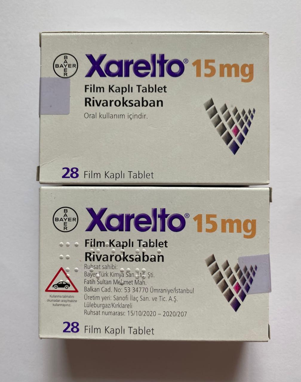 Xarelto 15mg Bayer