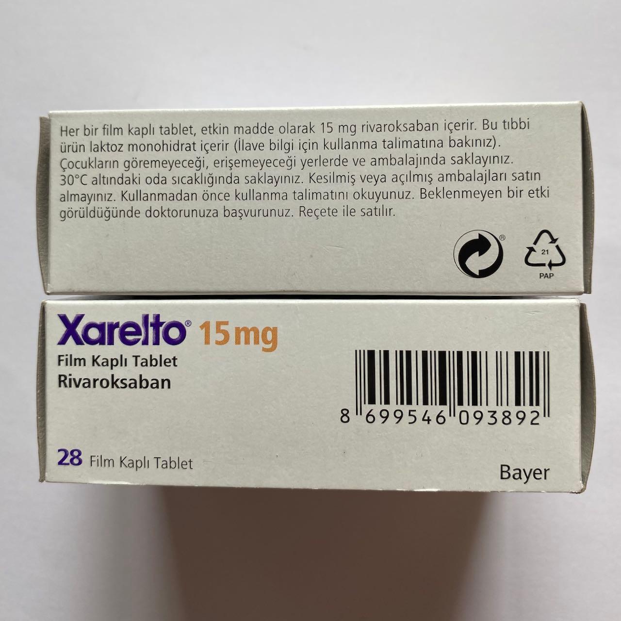 Xarelto 15mg Bayer