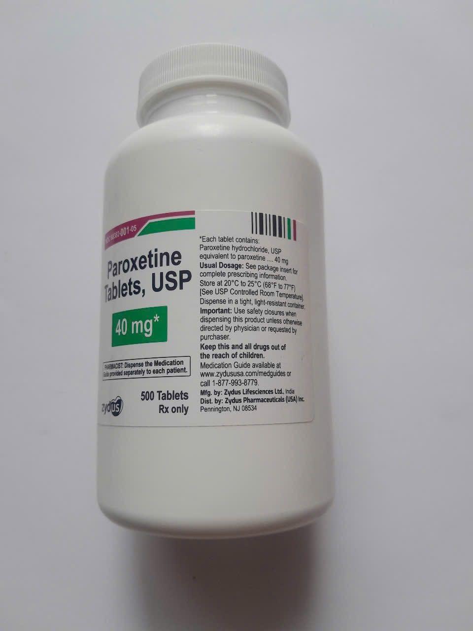Paroxetine 40mg Zydus