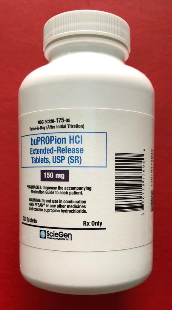 Bupropion HCL 150mg Sciegen