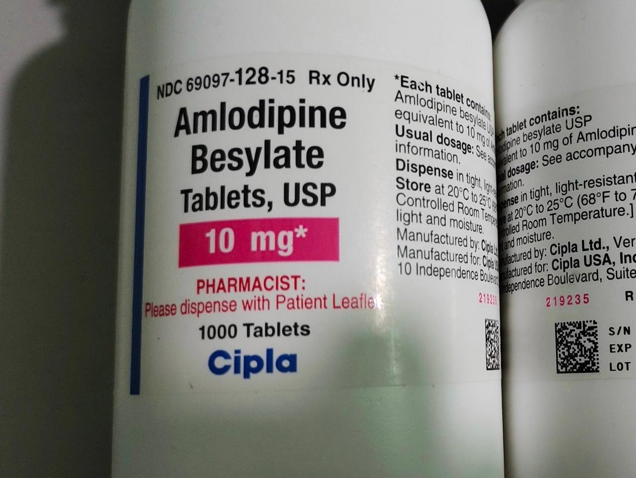 Amlodipine Besylate 10mg Cipla