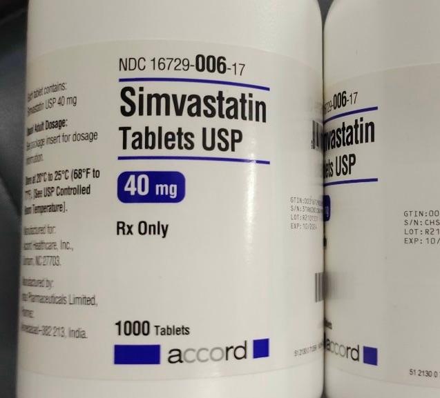 Simvastatin 40mg Accord