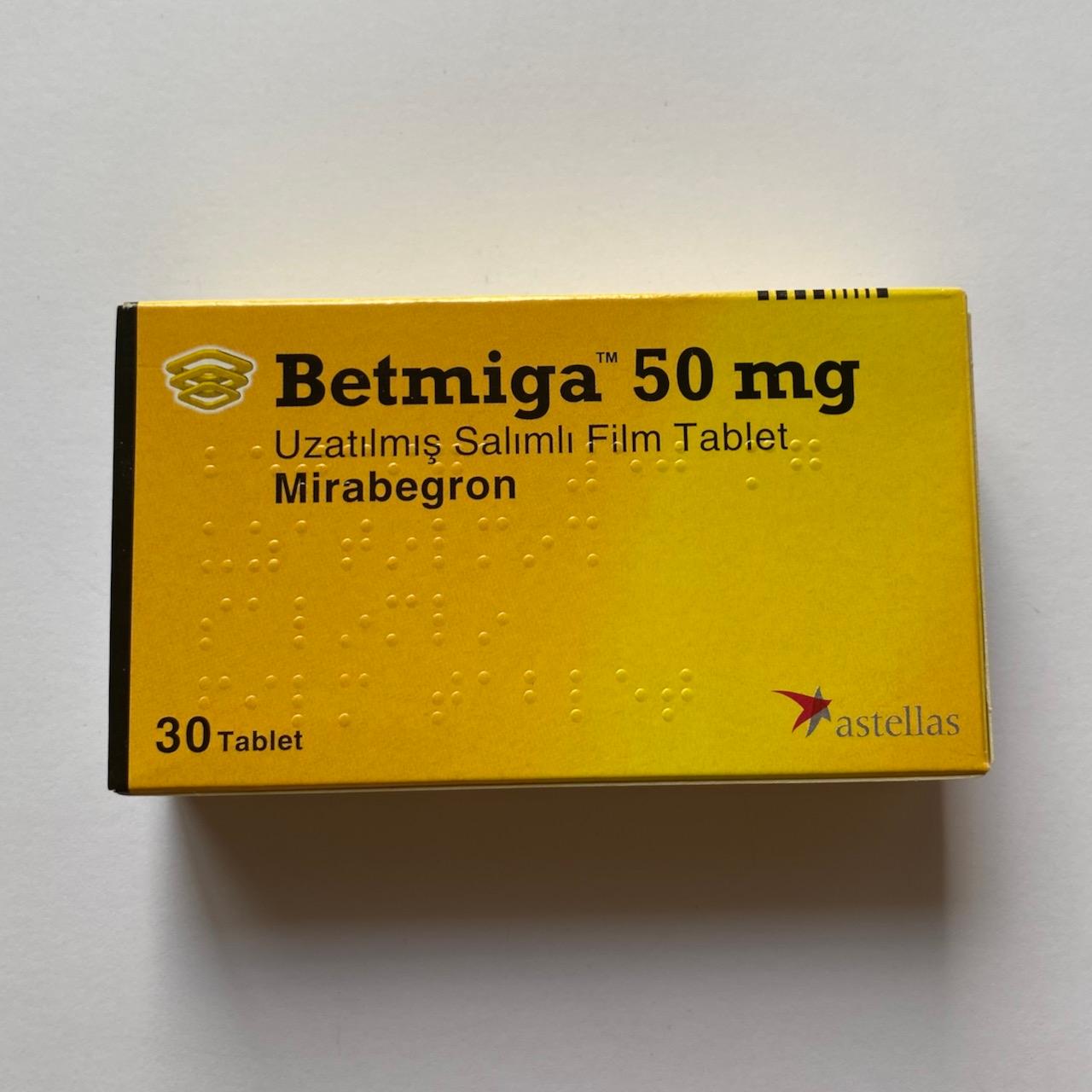 Betmiga 50mg Astellas