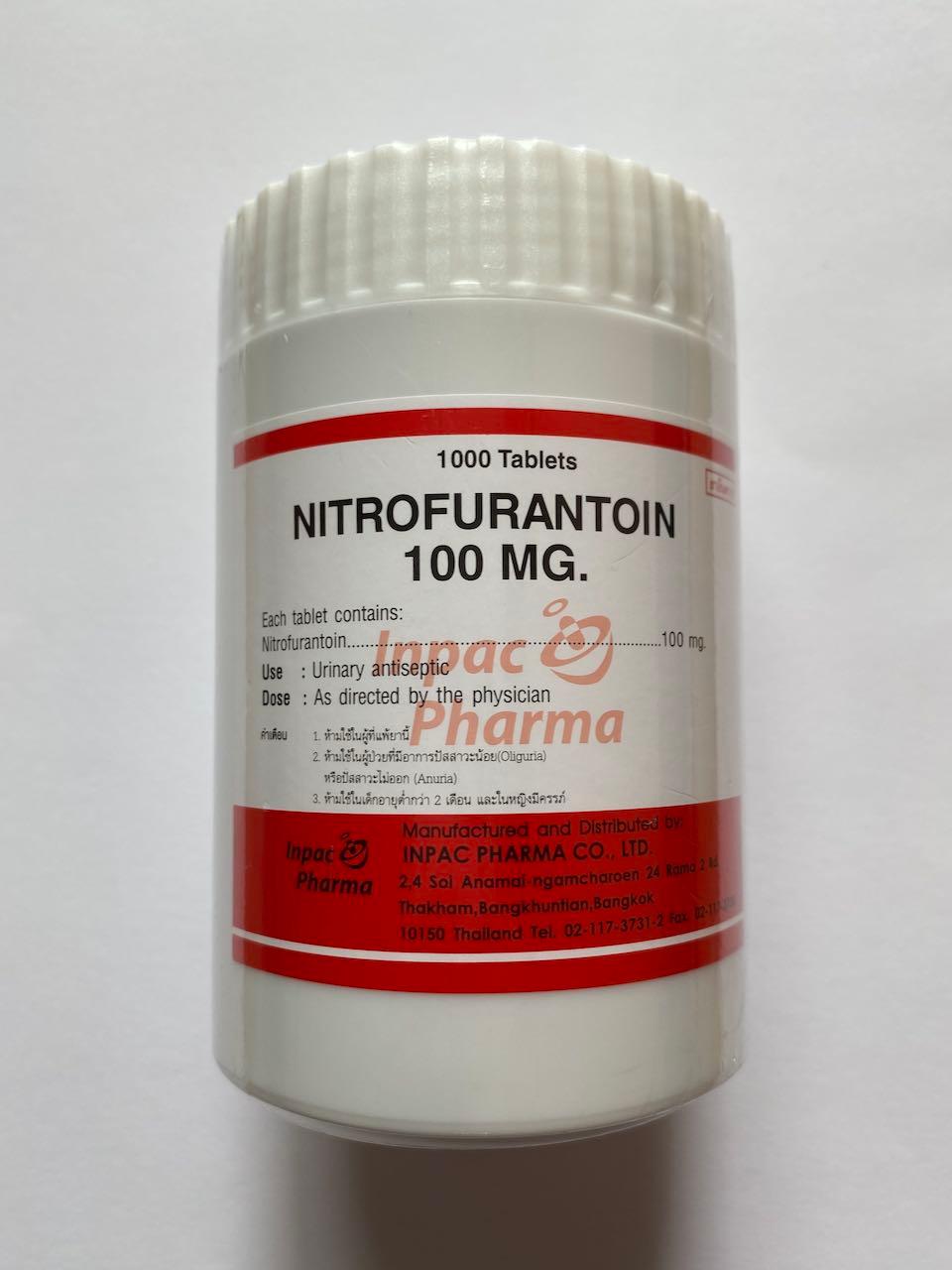 Nitrofurantoin 100mg Inpac