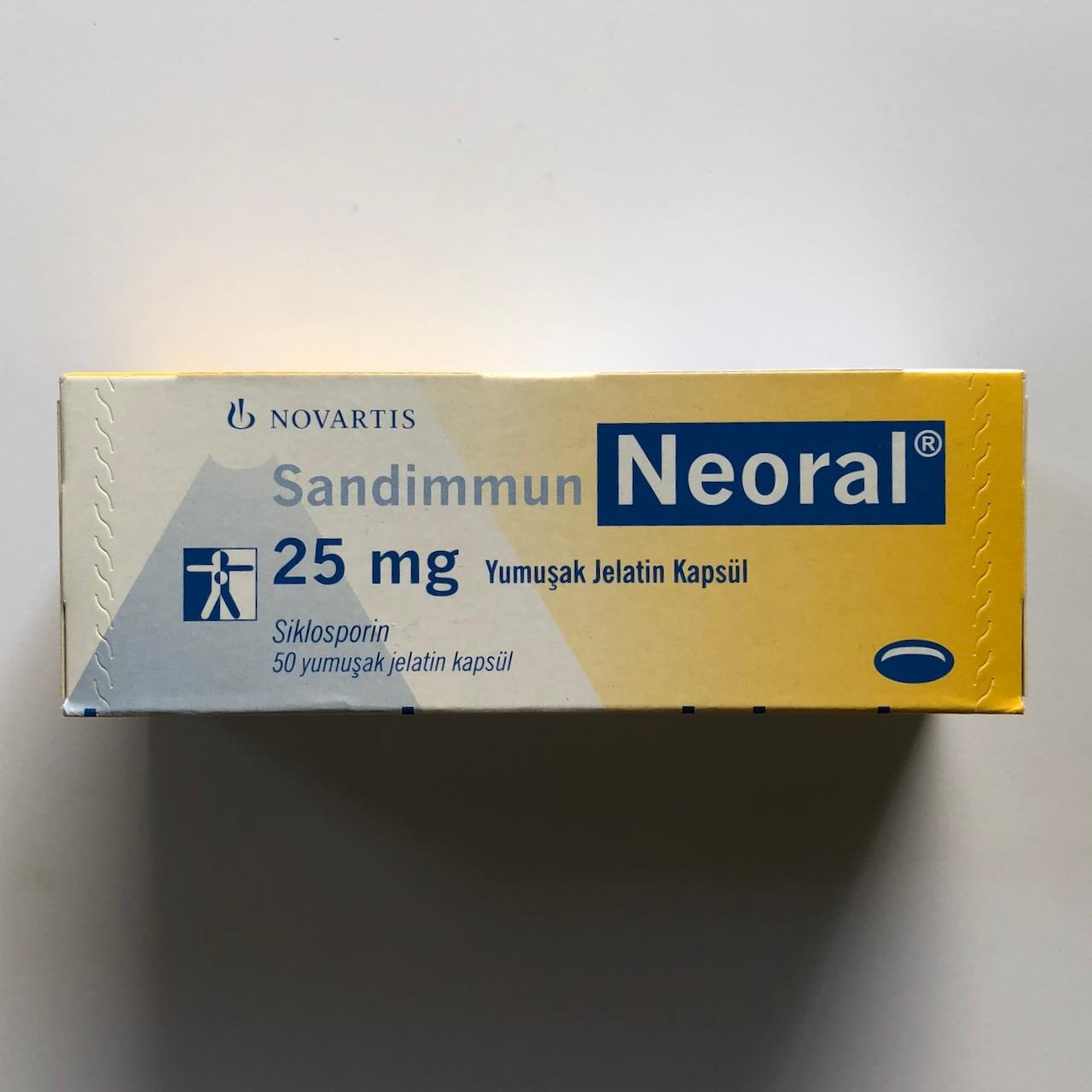 Sandimmun Neoral 25mg Novartis