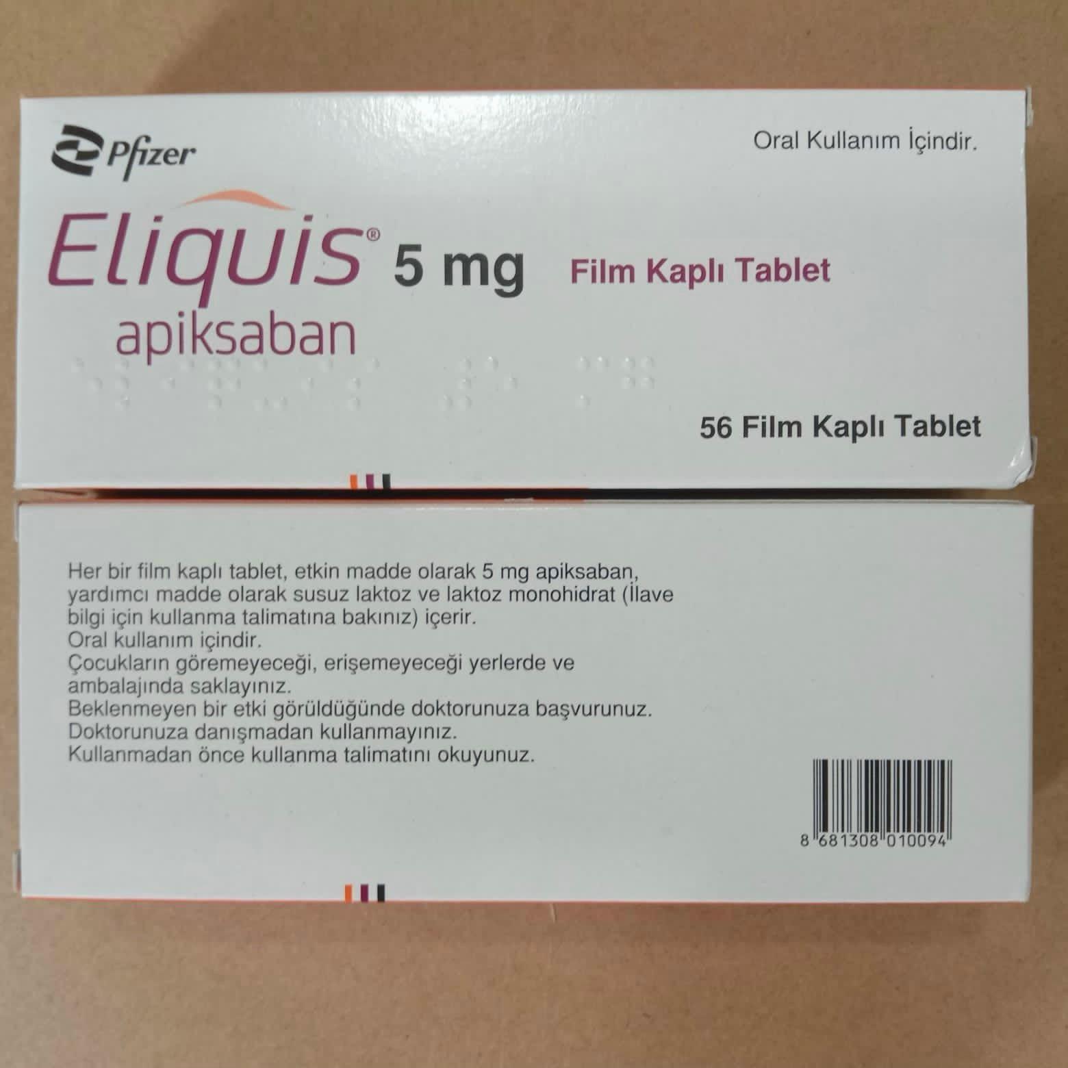 Eliquis 5mg Pfizer