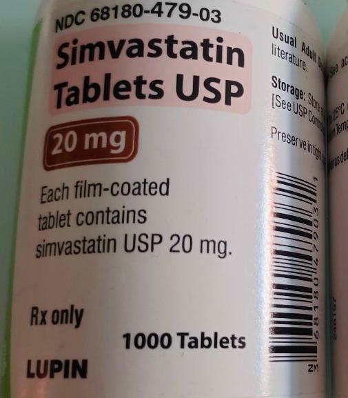 Simvastatin 20mg Lupin