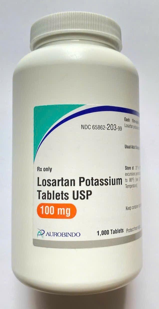 Losartan Potassium 100mg Aurobindo