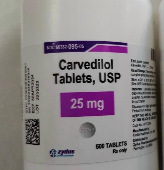 Carvedilol 25mg Zydus