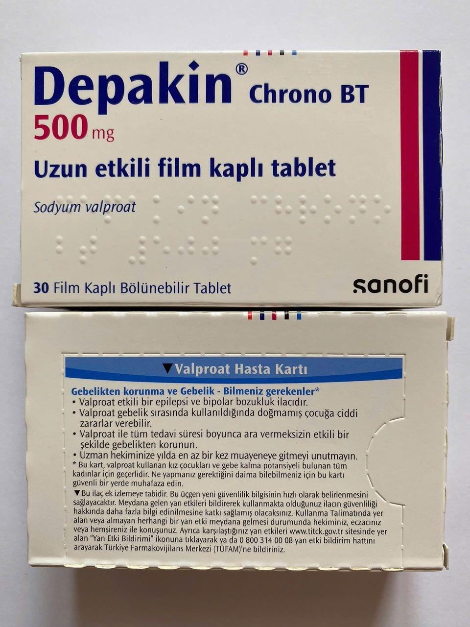 Depakin Chrono 500mg Sanofi