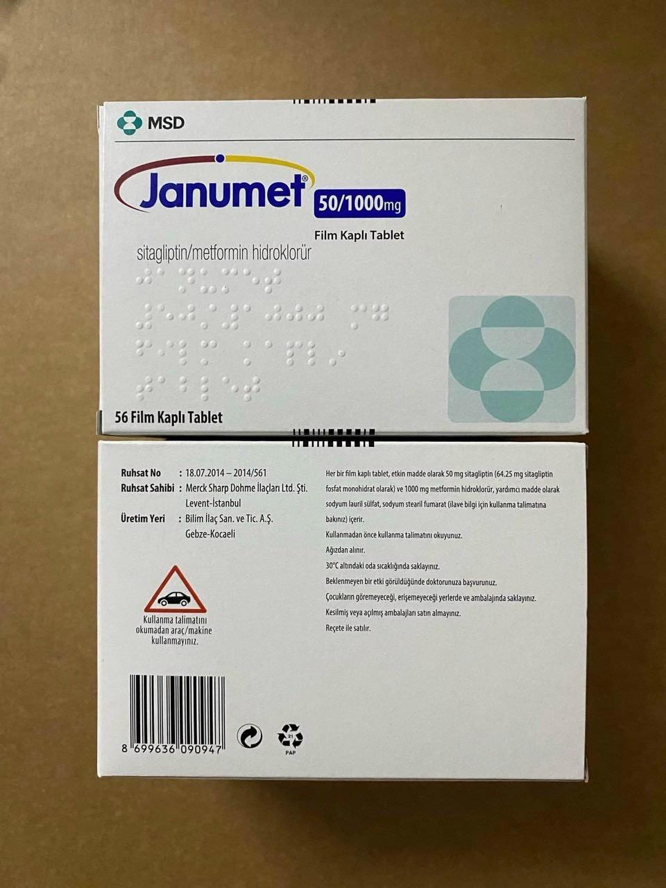 Janumet 50/1000mg MSD