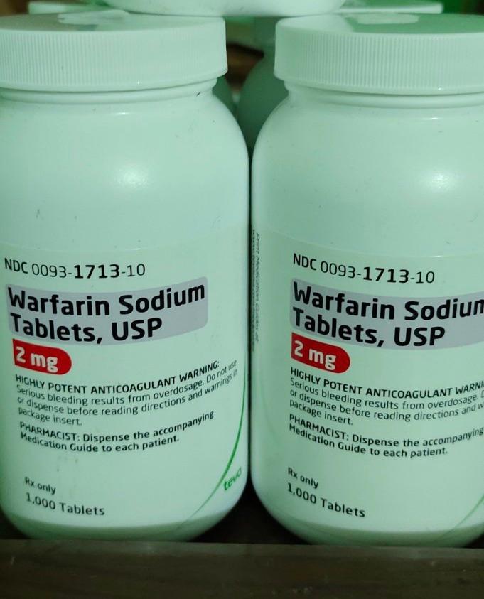 Warfarin Sodium 2mg Teva