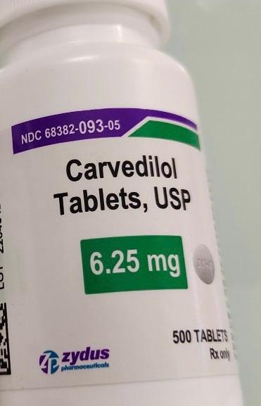 Carvedilol 6,25mg