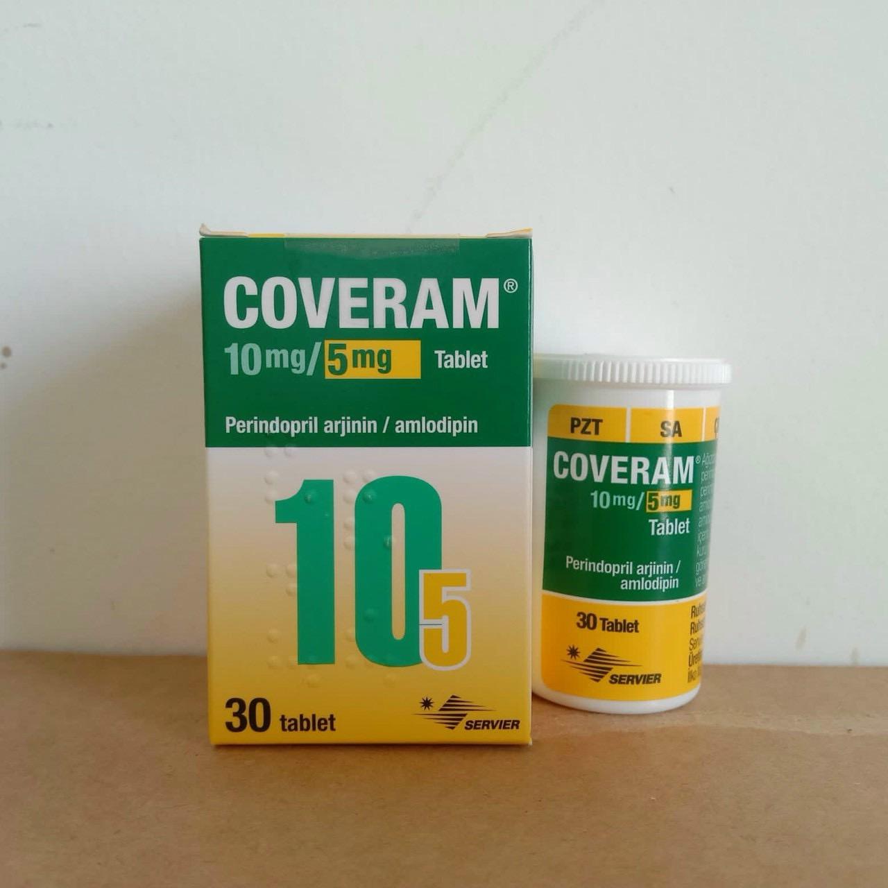 Coveram 10mg/5mg Servier