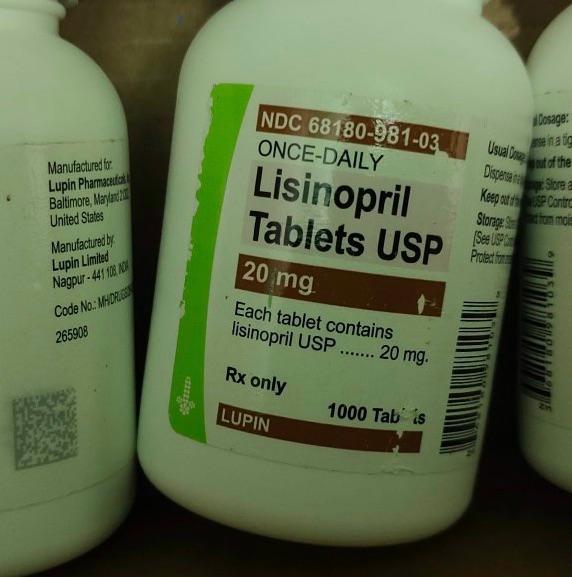 Lisinopril 20mg Lupin