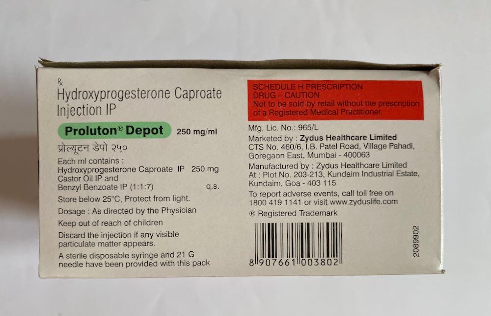 Proluton Depot 250mg/mL Zydus