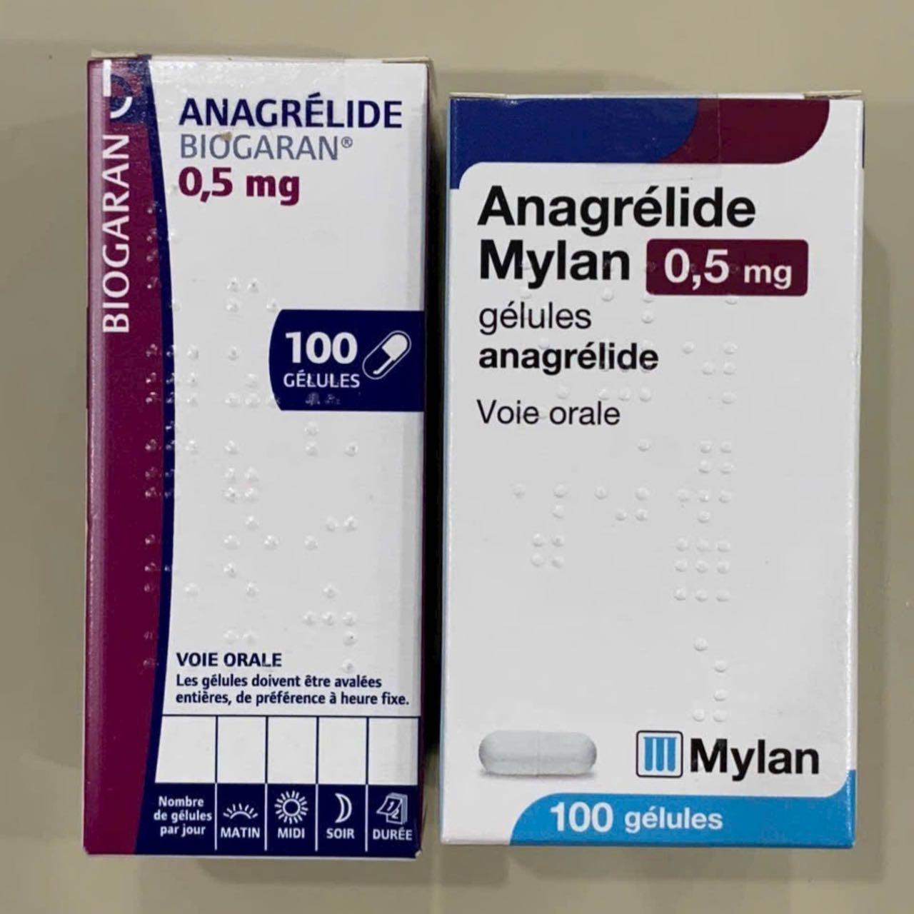 Anagrélide 0,5mg Mylan