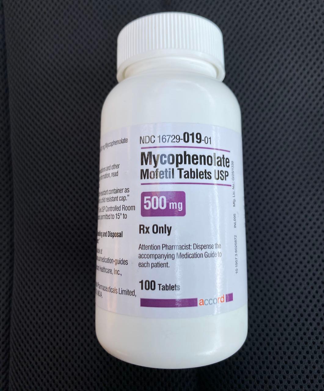 Mycophenolate Mofetil 500mg Accord