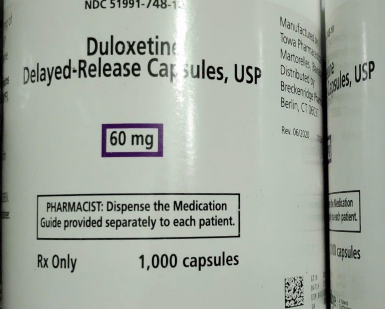 Duloxetine 60mg Breckenridge