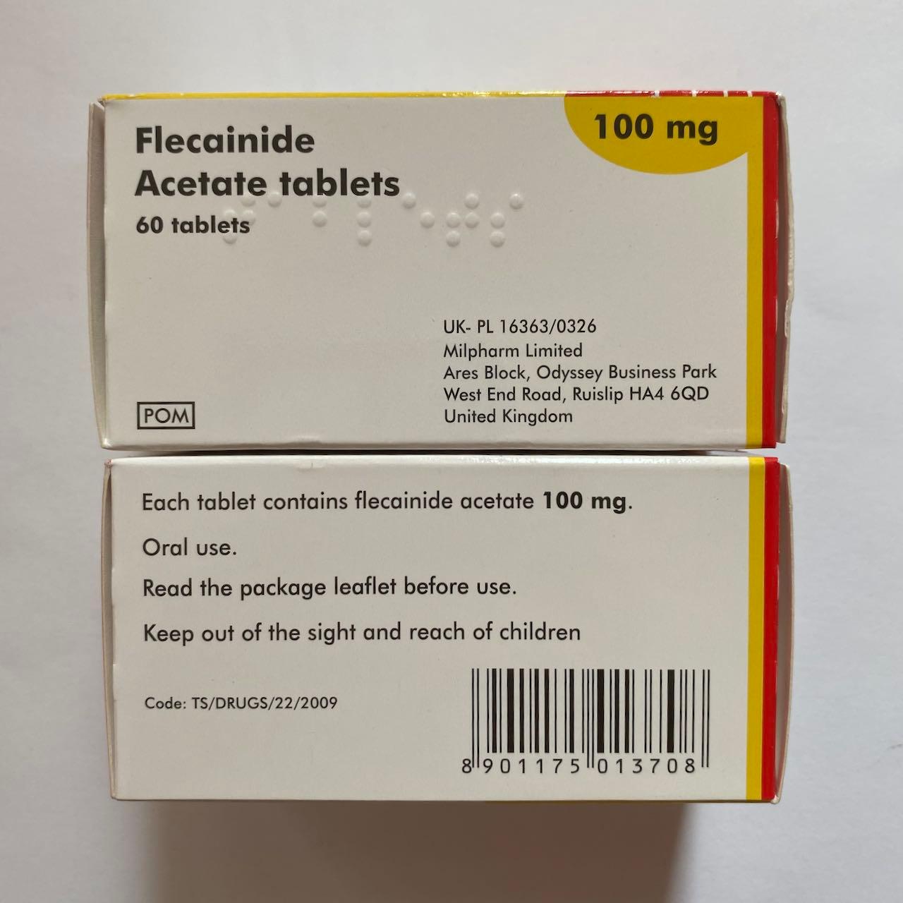 Flecainide 100mg Milpharm