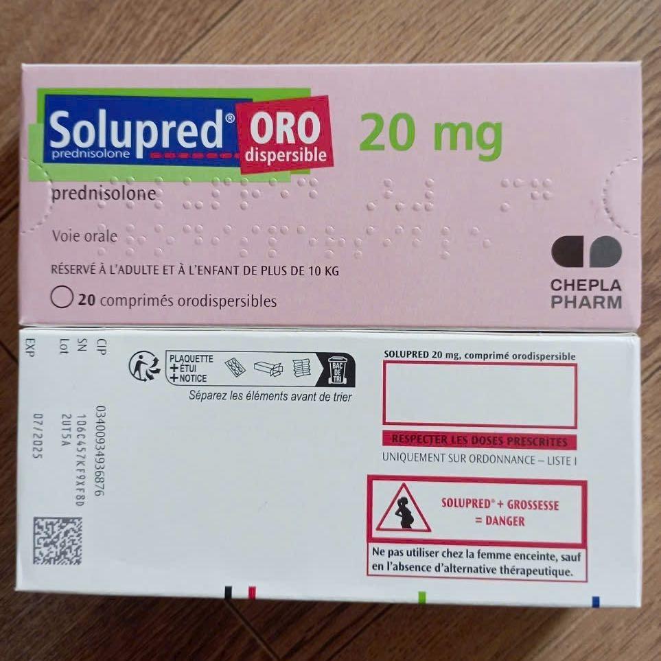 Solupred 20mg Chepla Pharm