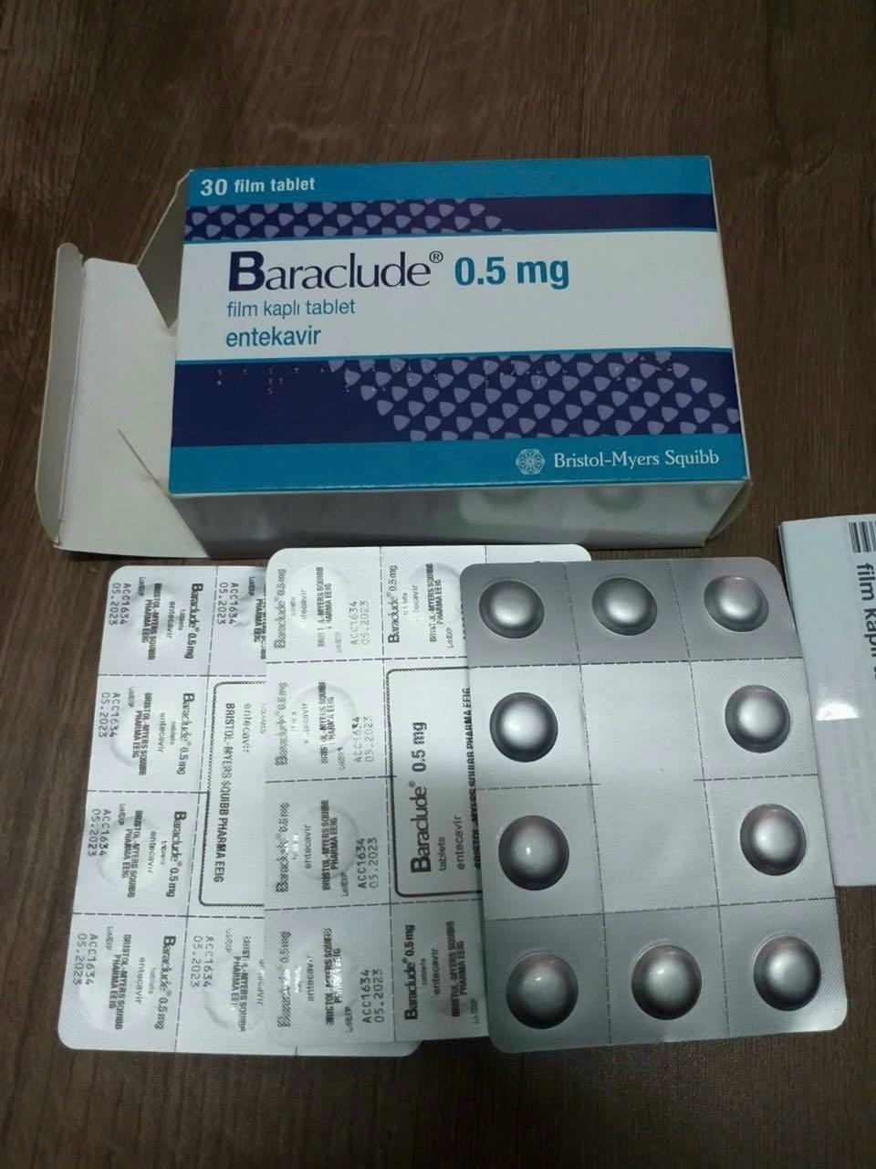 Baraclude 0,5mg Bristol Myers Squibb