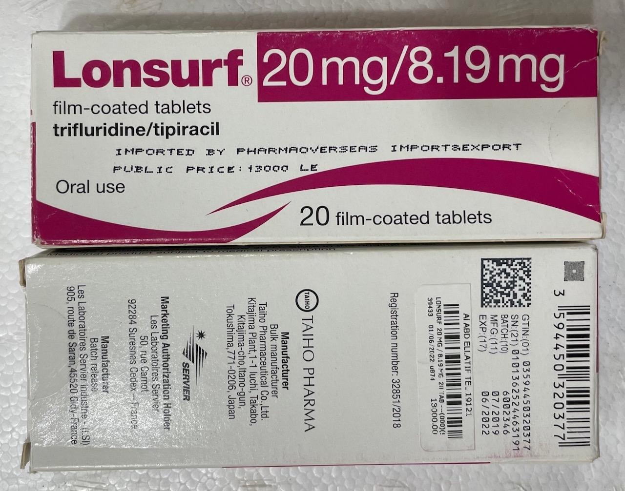 Lonsurf 20mg/8,19mg