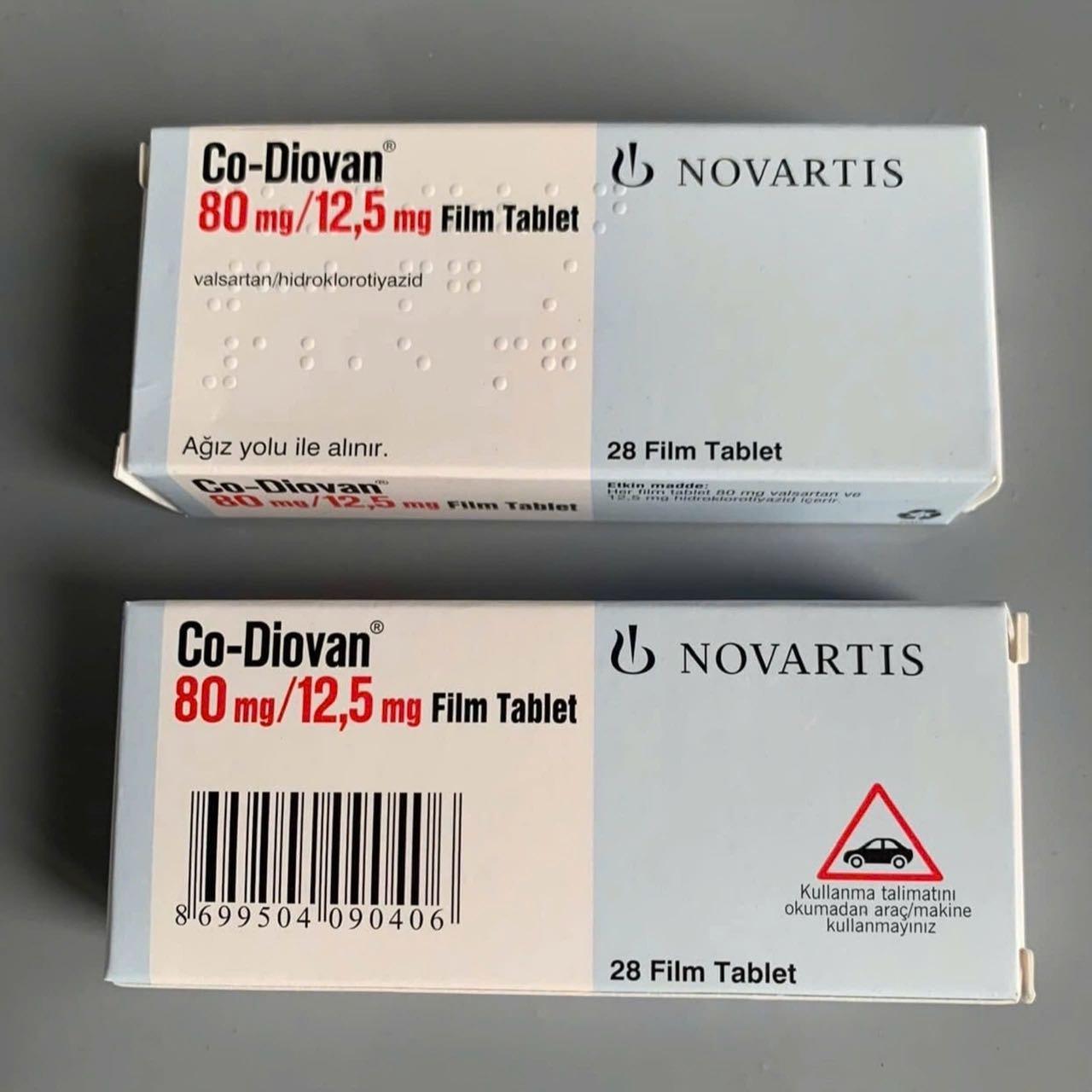 Co-Diovan 80mg/12,5mg Novartis