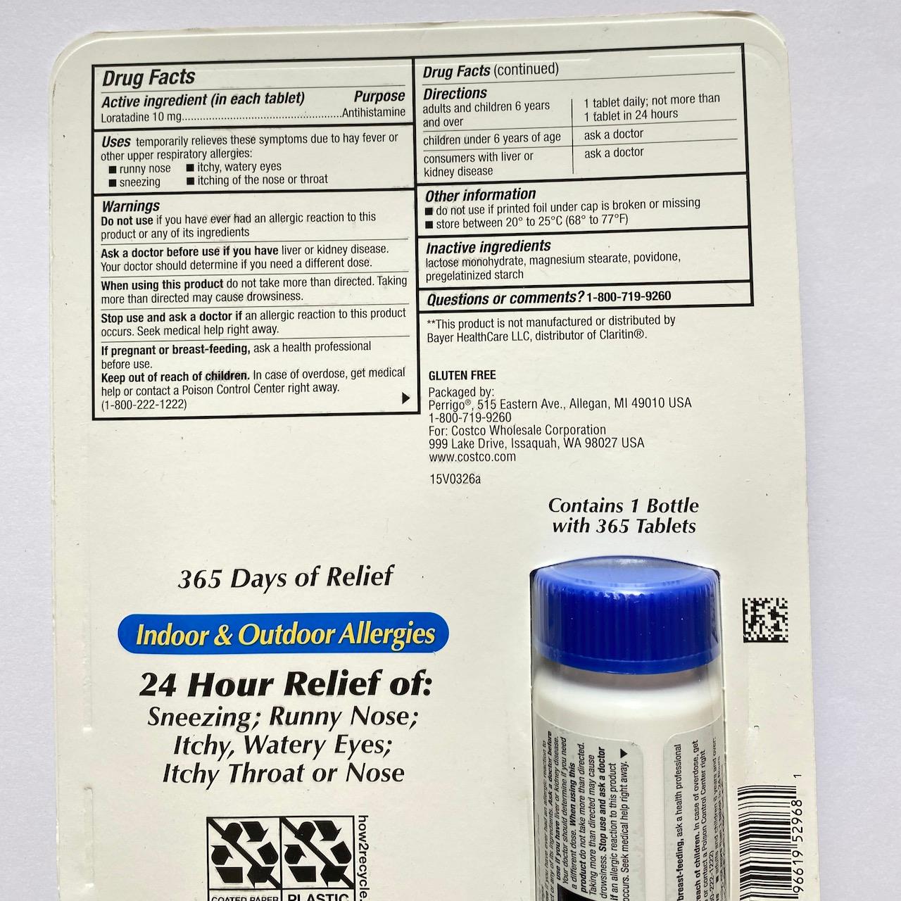 ALLERCLEAR 10mg