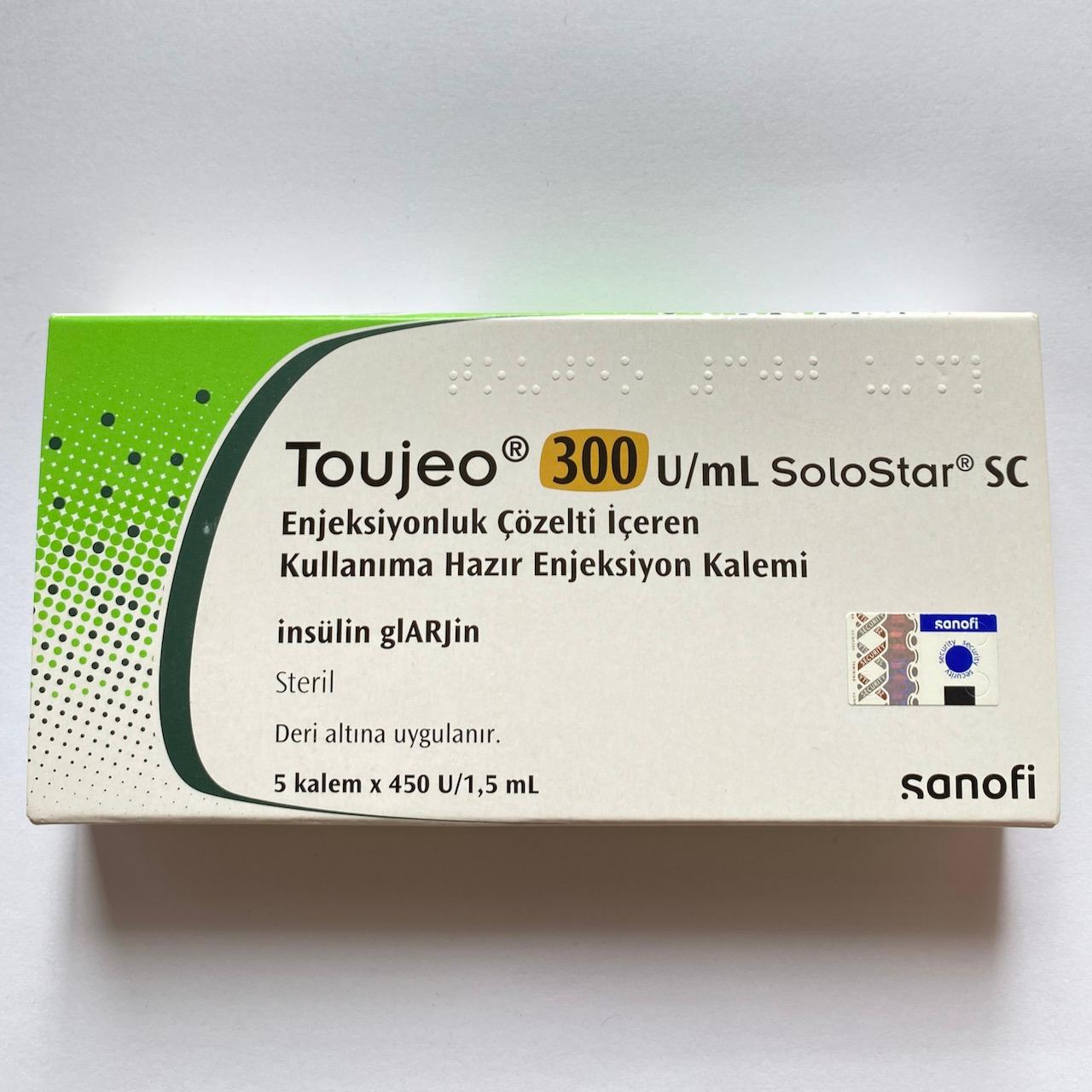 Toujeo 300 U/mL Solostar SC Sanofi