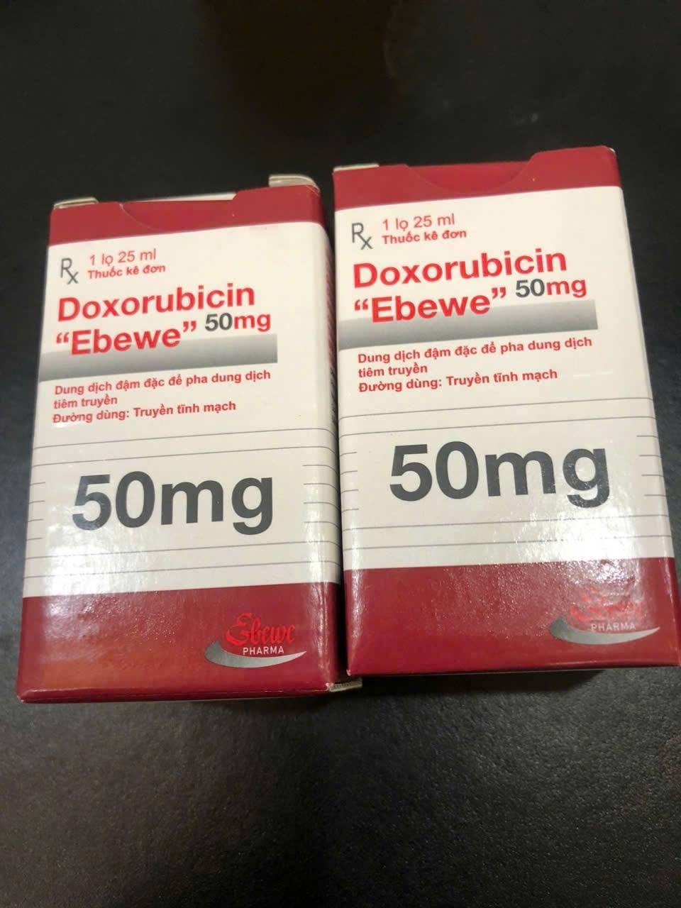 Doxorubicin 50mg Ebewe Pharma