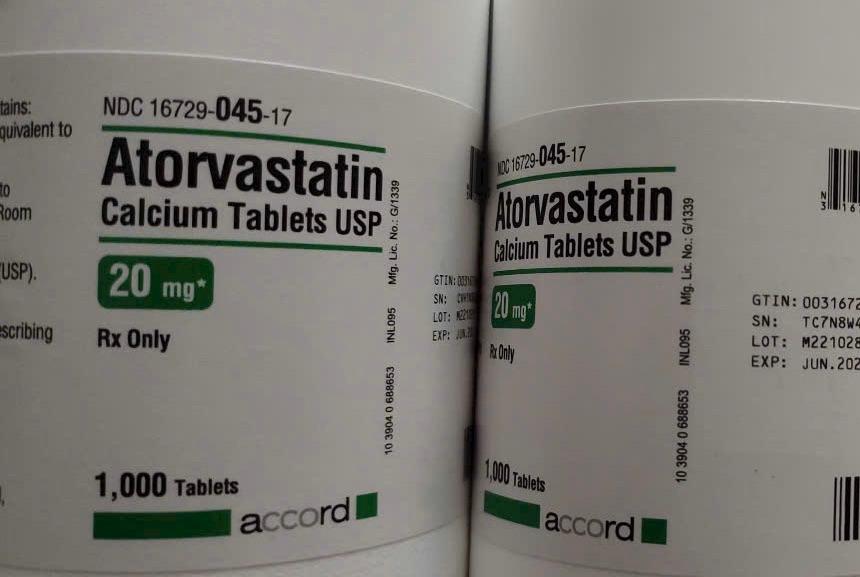 Atorvastatin Calcium 20mg Accord