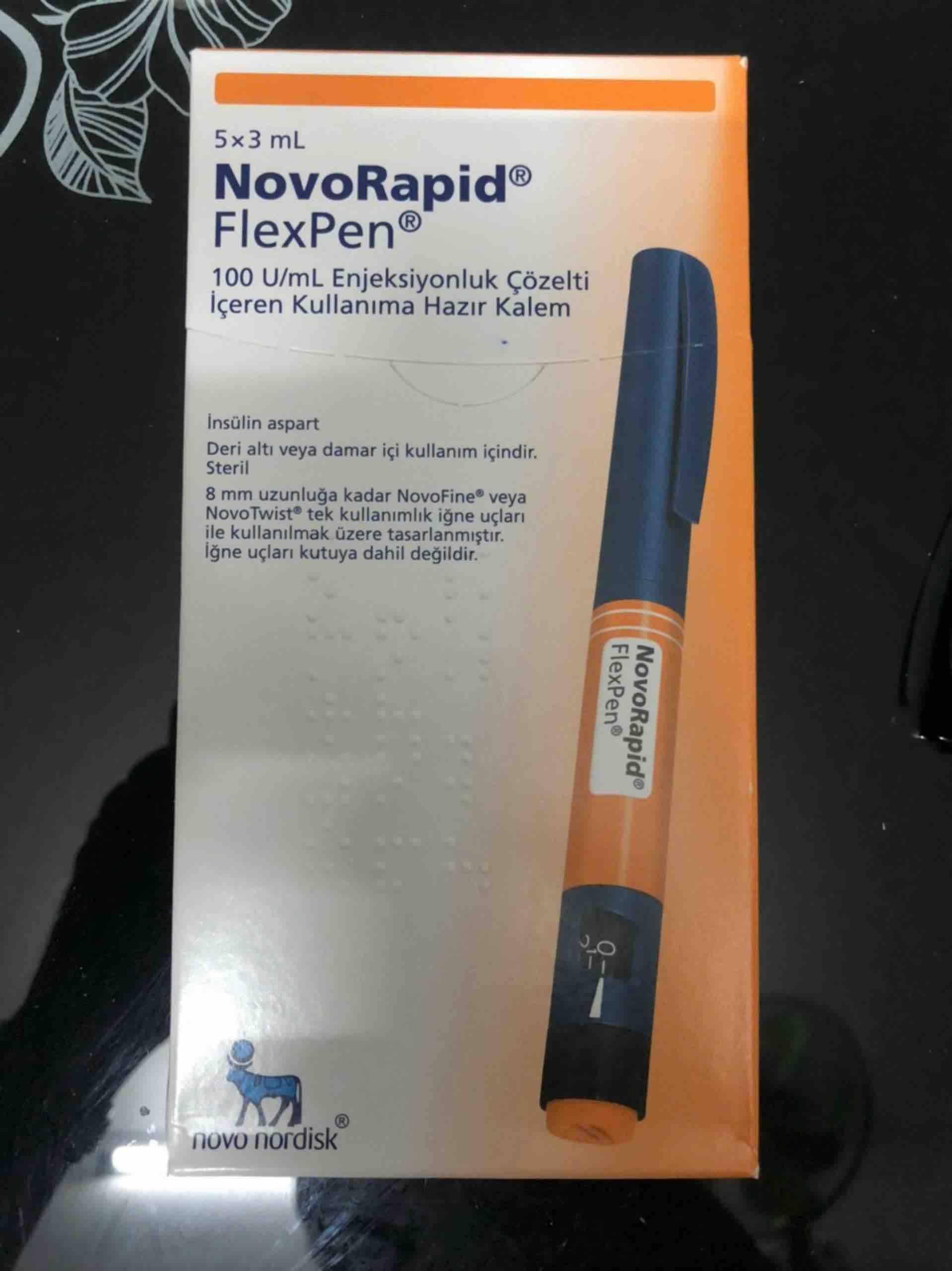 NovoRapid Flexpen 100U/mL Novo Nordisk