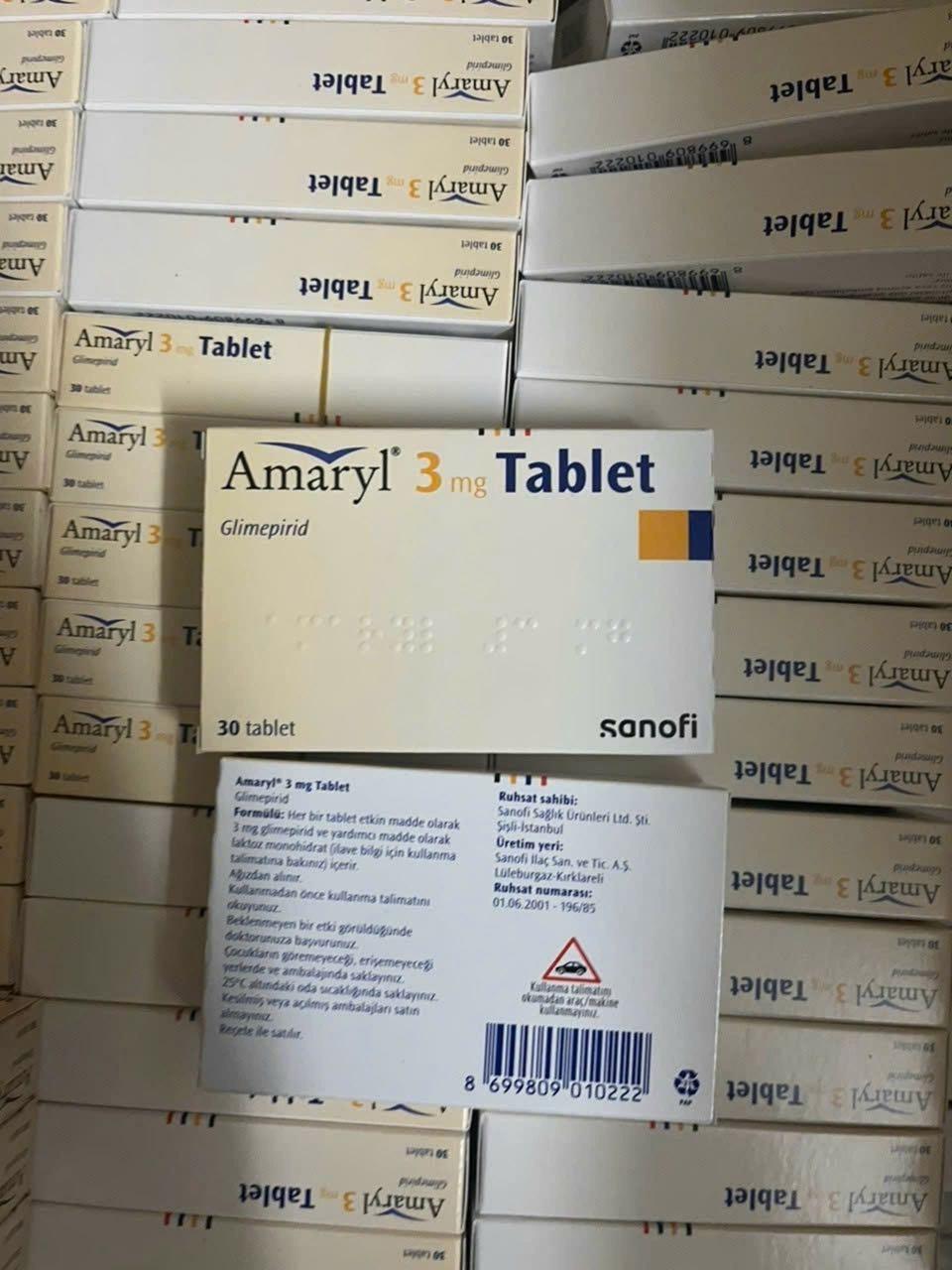 Amaryl 3mg Sanofi
